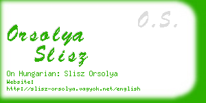 orsolya slisz business card